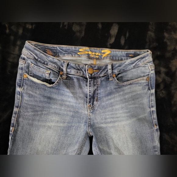 Seven - Womens Bootcut Medium Blue Jeans - Size 12 - Picture 5 of 9